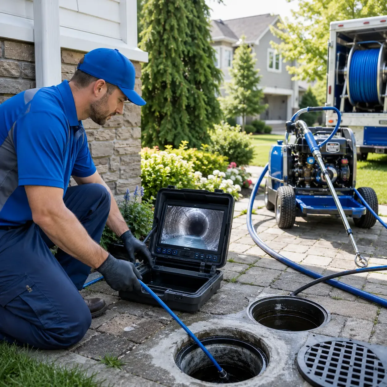 Outdoor drain cleaning professionals serving Stevens Point, WI