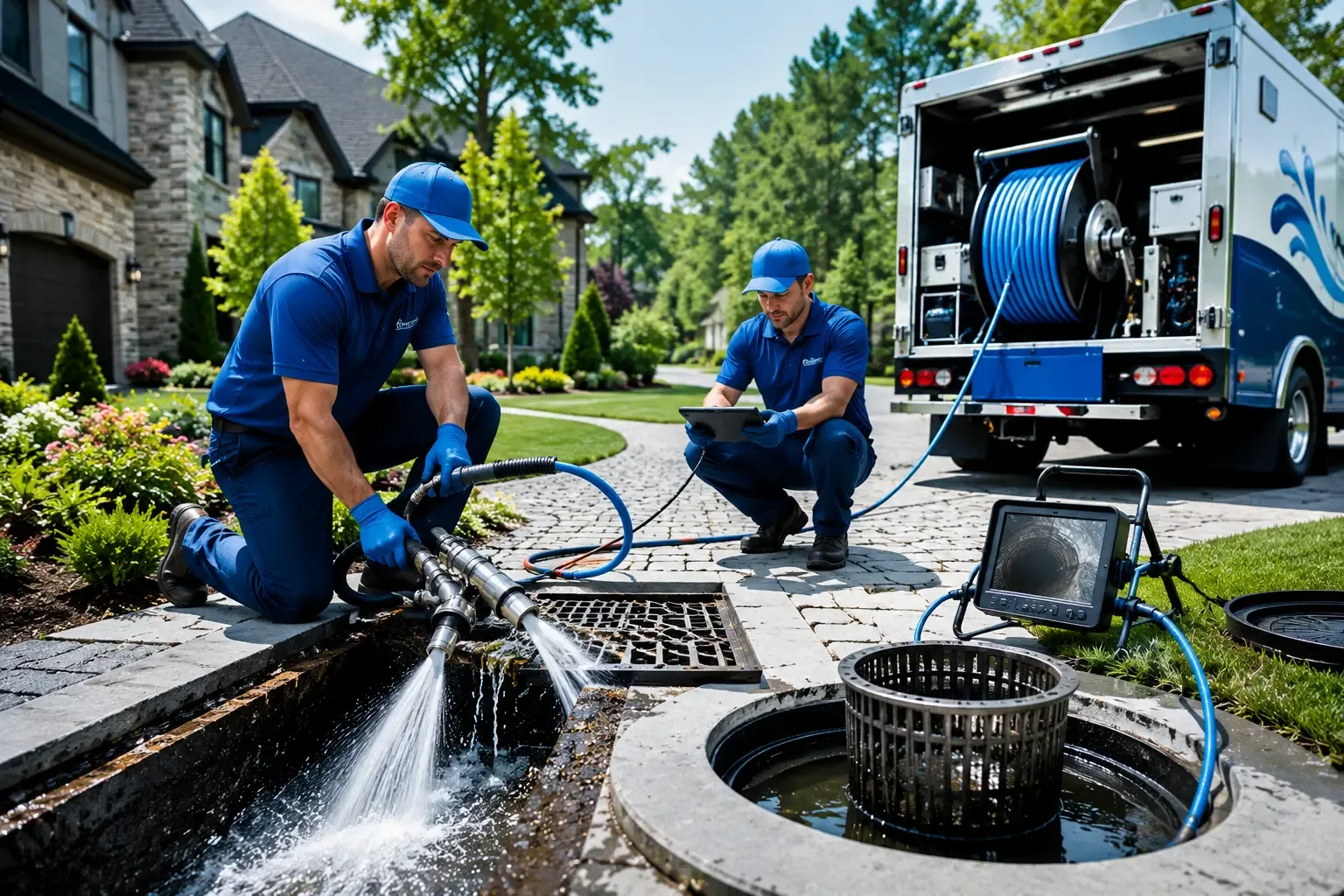 Local outdoor drain cleaning professionals in Stevens Point, WI
